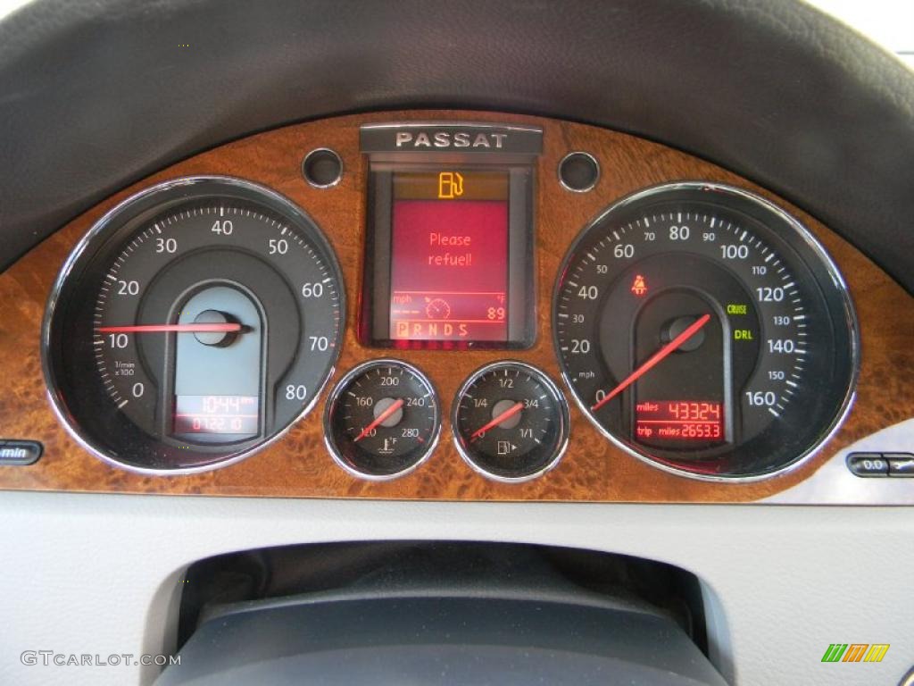 2007 Volkswagen Passat 3.6 4Motion Wagon Gauges Photo #33410757