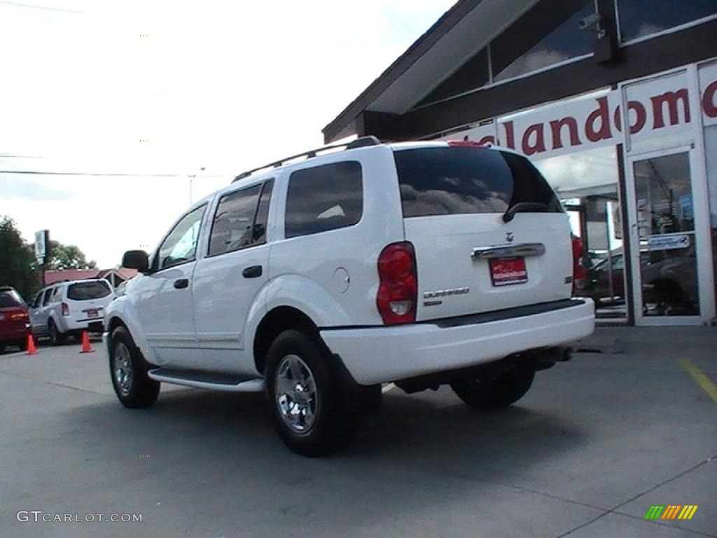 2004 Durango Limited 4x4 - Bright White / Khaki photo #22