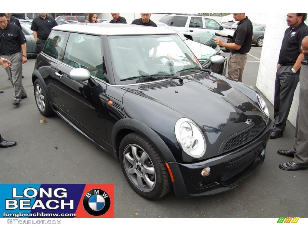 2006 Cooper Hardtop - Astro Black Metallic / Space Gray/Panther Black photo #1