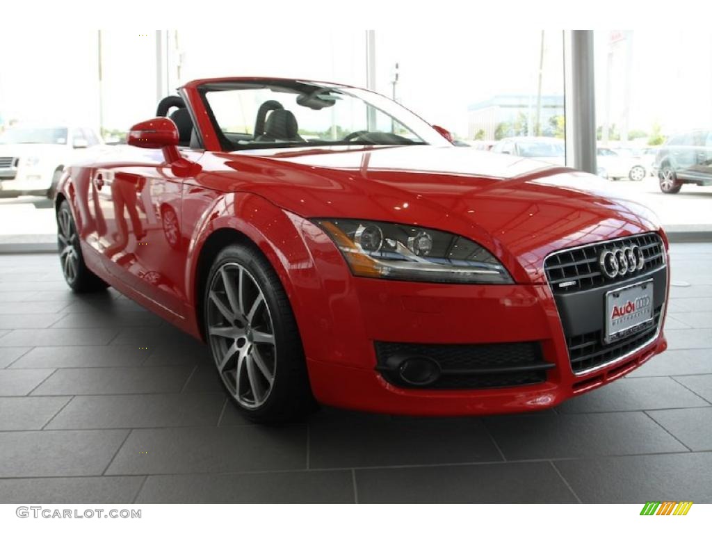 2010 TT 2.0 TFSI quattro Roadster - Brilliant Red / Black Nappa Leather photo #1