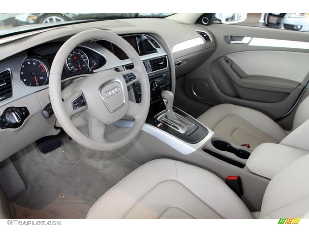Light Gray Interior 2010 Audi A4 2.0T Sedan Photo #33414140