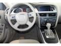2010 Audi A4 Light Gray Interior Steering Wheel Photo