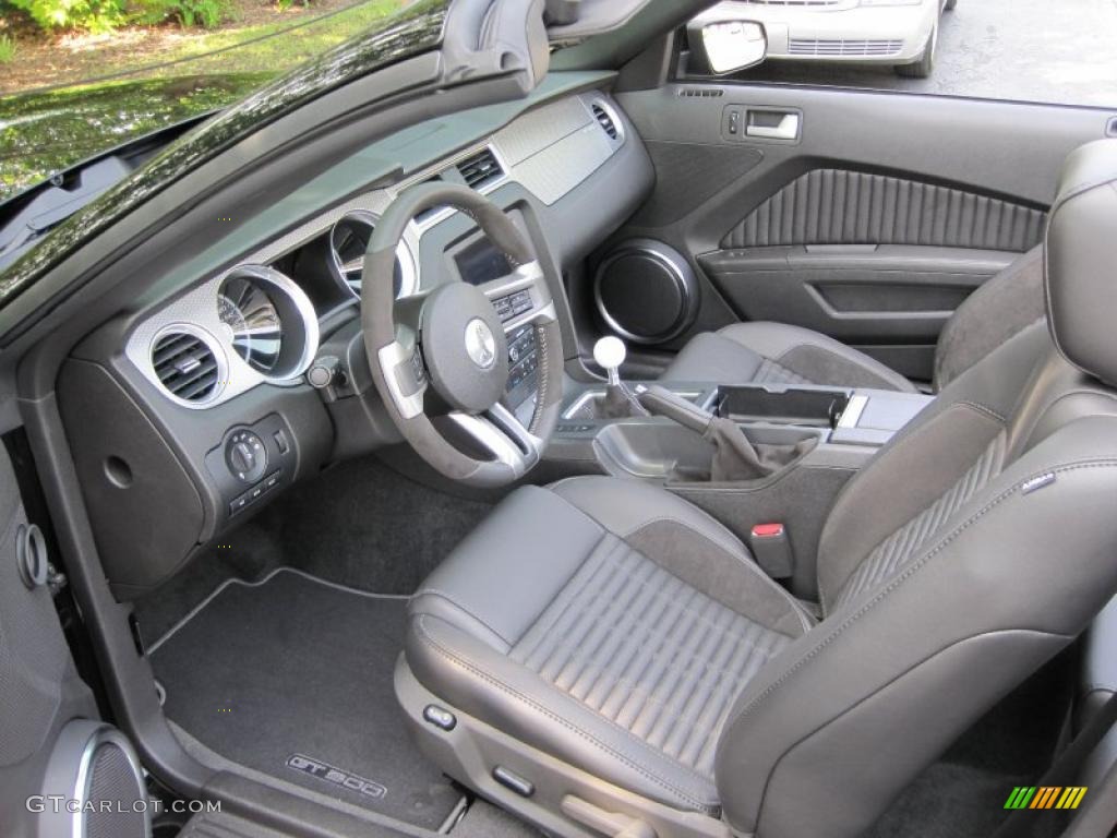 2011 Mustang Shelby GT500 SVT Performance Package Convertible - Ebony Black / Charcoal Black/Black photo #22