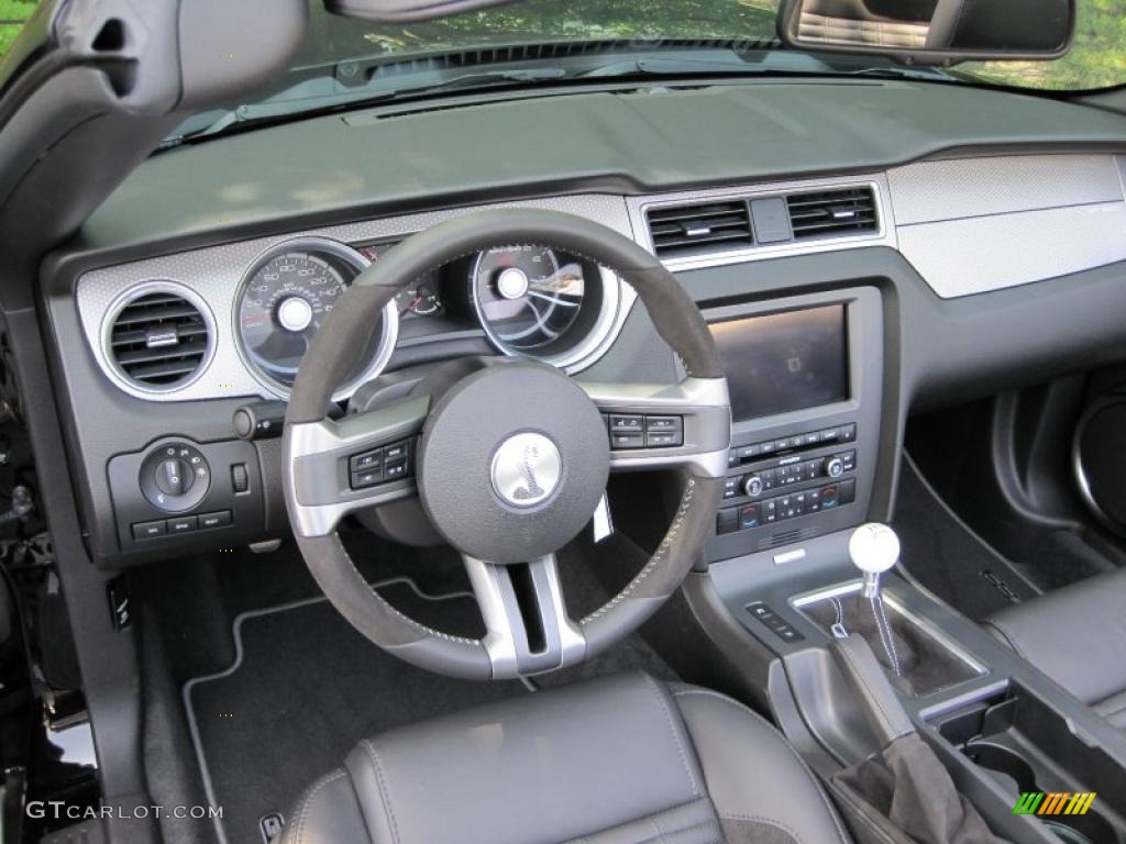 2011 Mustang Shelby GT500 SVT Performance Package Convertible - Ebony Black / Charcoal Black/Black photo #23