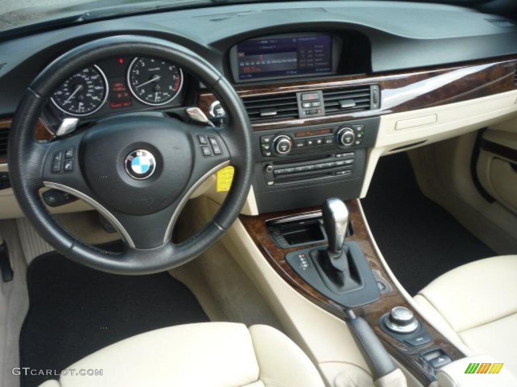 2007 3 Series 335i Convertible - Jet Black / Cream Beige photo #7