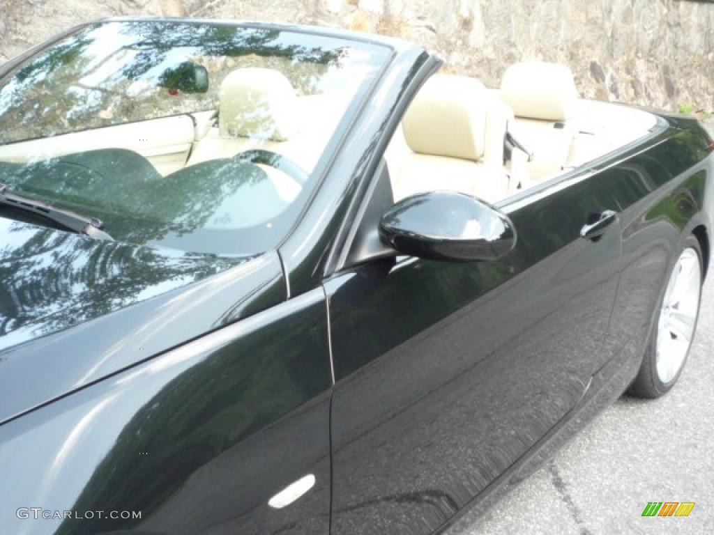 2007 3 Series 335i Convertible - Jet Black / Cream Beige photo #16