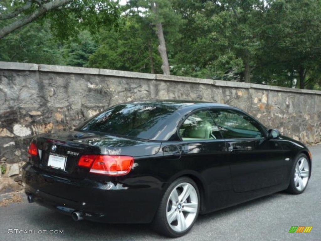 2007 3 Series 335i Convertible - Jet Black / Cream Beige photo #20