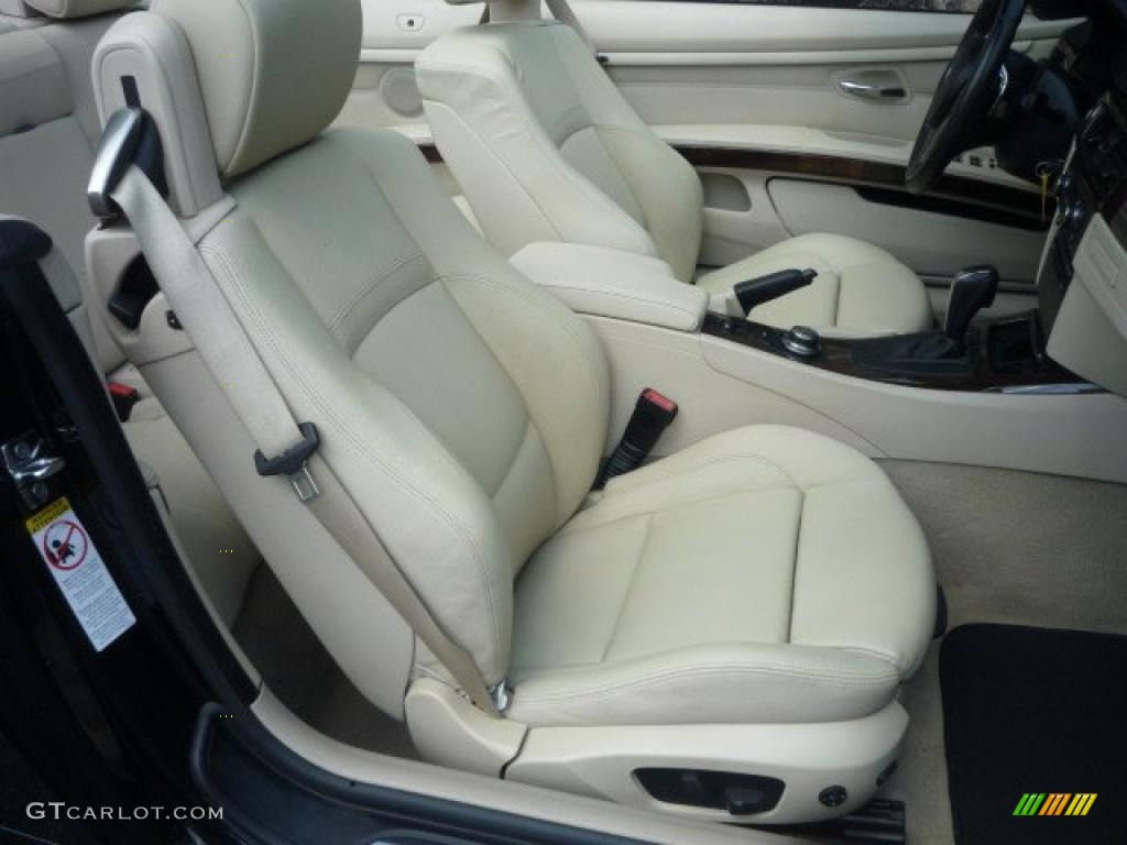 2007 3 Series 335i Convertible - Jet Black / Cream Beige photo #29