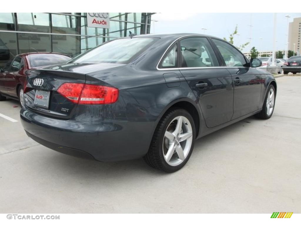 2011 A4 2.0T Sedan - Meteor Grey Pearl / Light Gray photo #4