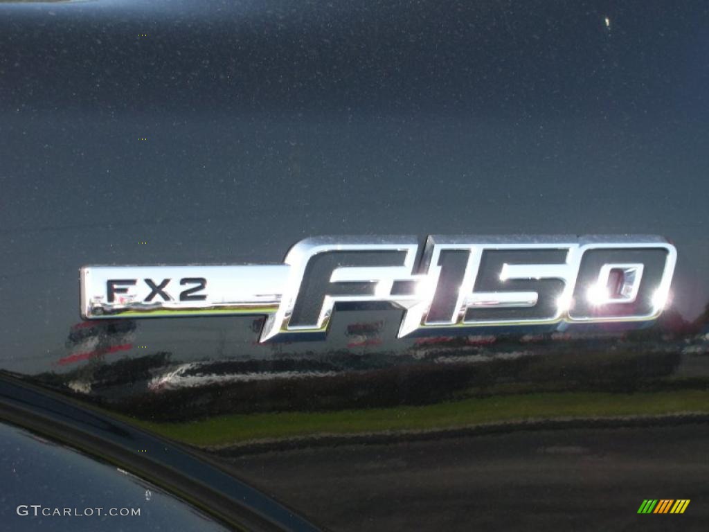 2010 F150 FX2 SuperCab - Tuxedo Black / Black photo #4