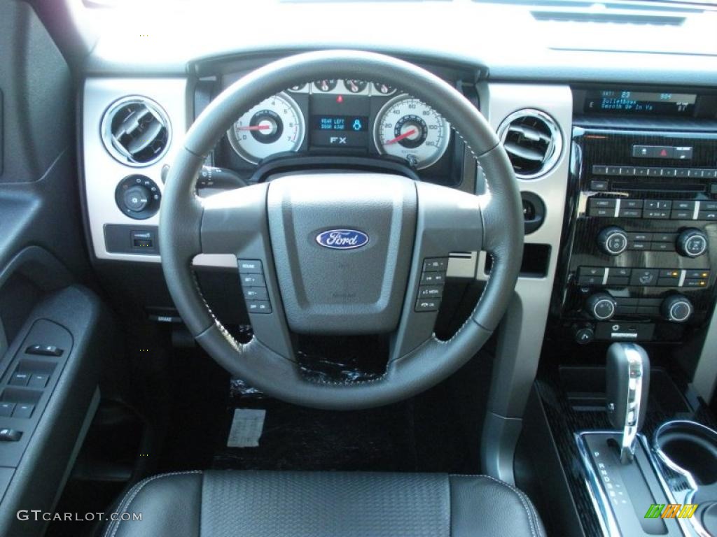 2010 F150 FX2 SuperCab - Tuxedo Black / Black photo #7
