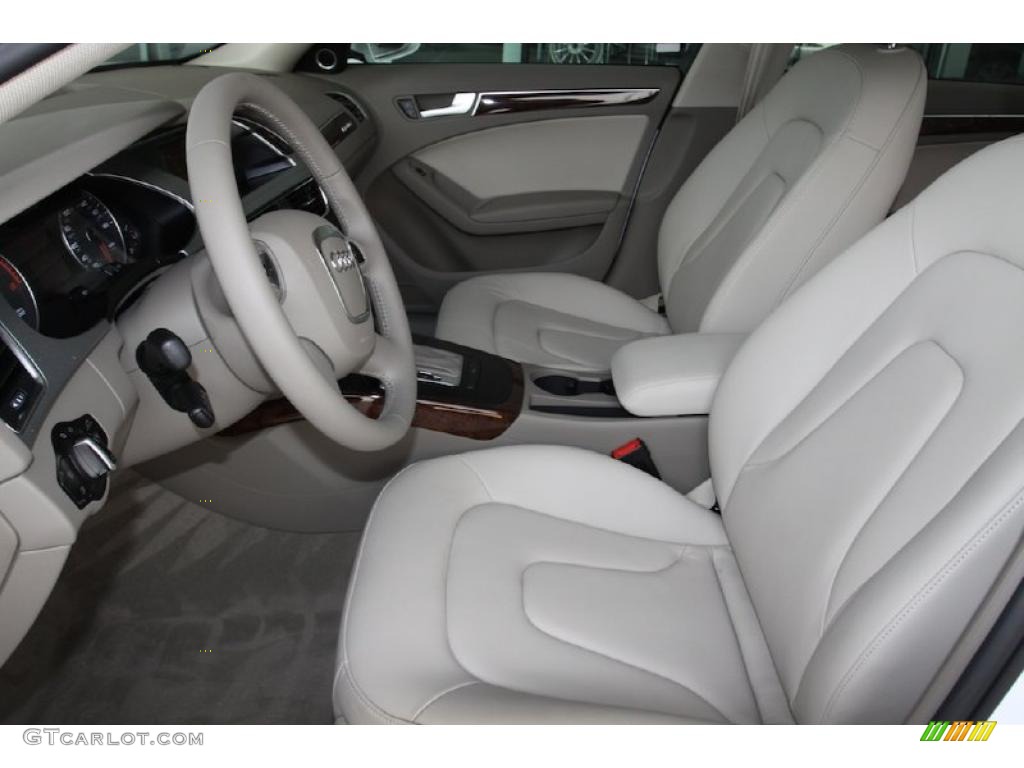 2011 A4 2.0T quattro Sedan - Ibis White / Light Gray photo #7