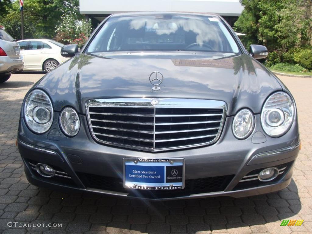 2008 E 350 4Matic Sedan - Flint Grey Metallic / Black photo #2