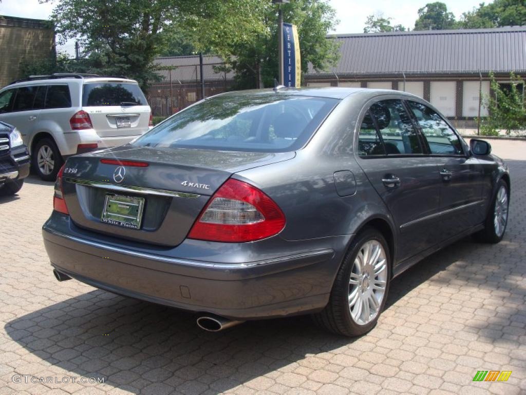 2008 E 350 4Matic Sedan - Flint Grey Metallic / Black photo #4