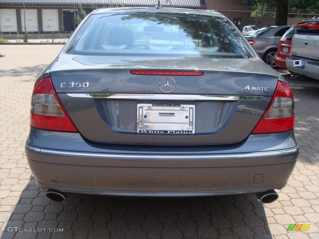 2008 E 350 4Matic Sedan - Flint Grey Metallic / Black photo #5