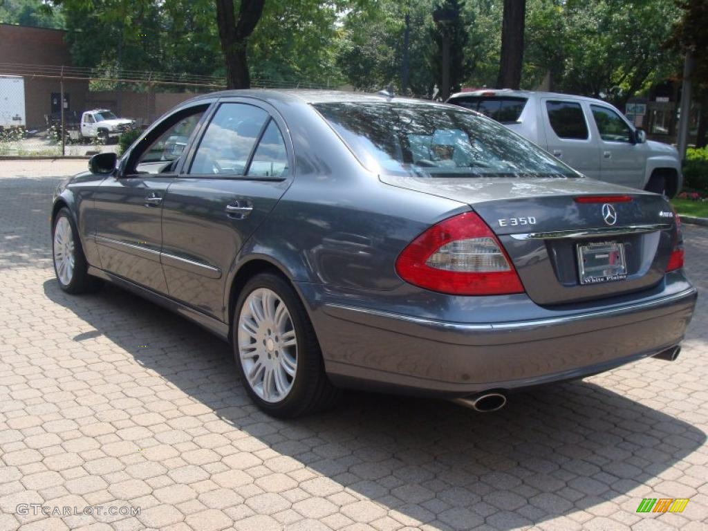 2008 E 350 4Matic Sedan - Flint Grey Metallic / Black photo #6