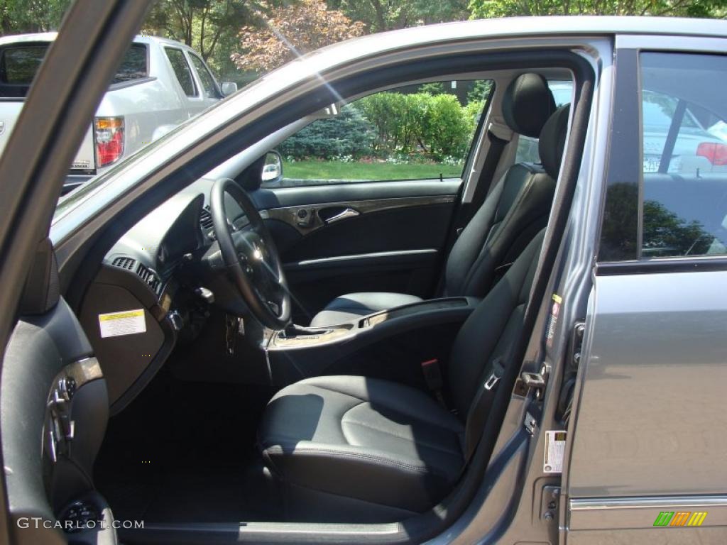 2008 E 350 4Matic Sedan - Flint Grey Metallic / Black photo #12