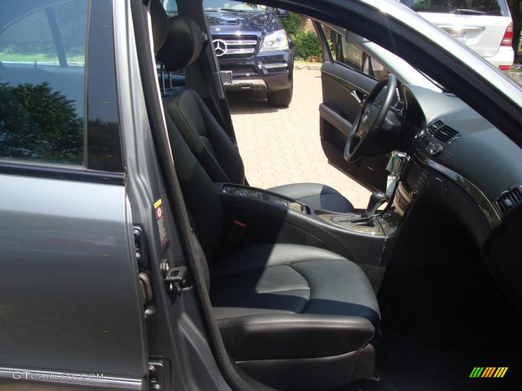 2008 E 350 4Matic Sedan - Flint Grey Metallic / Black photo #14