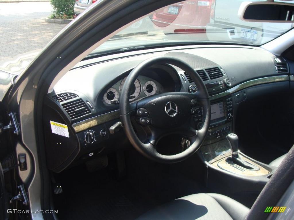 2008 E 350 4Matic Sedan - Flint Grey Metallic / Black photo #17