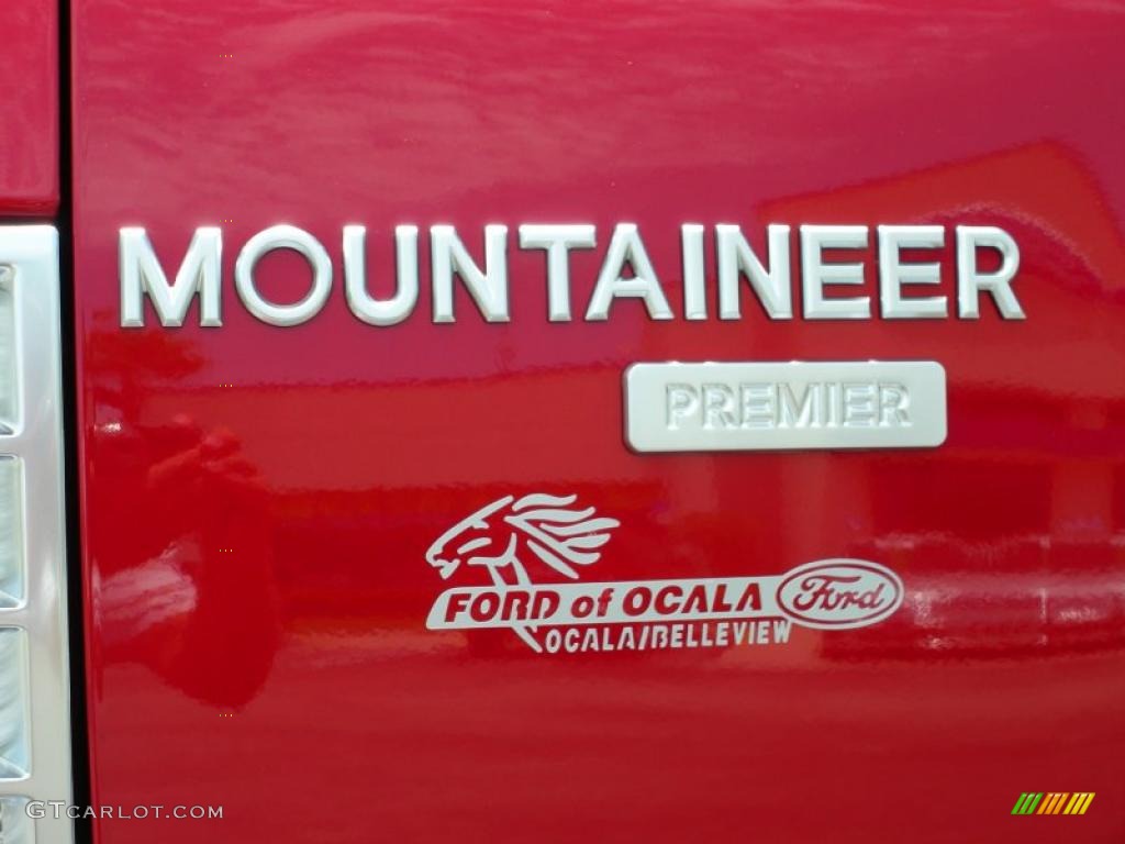 2010 Mountaineer V6 Premier - Sangria Red Metallic / Camel photo #4