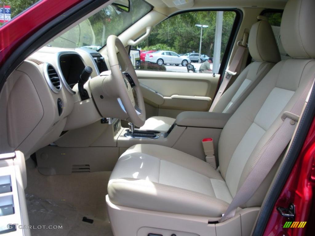 2010 Mountaineer V6 Premier - Sangria Red Metallic / Camel photo #5