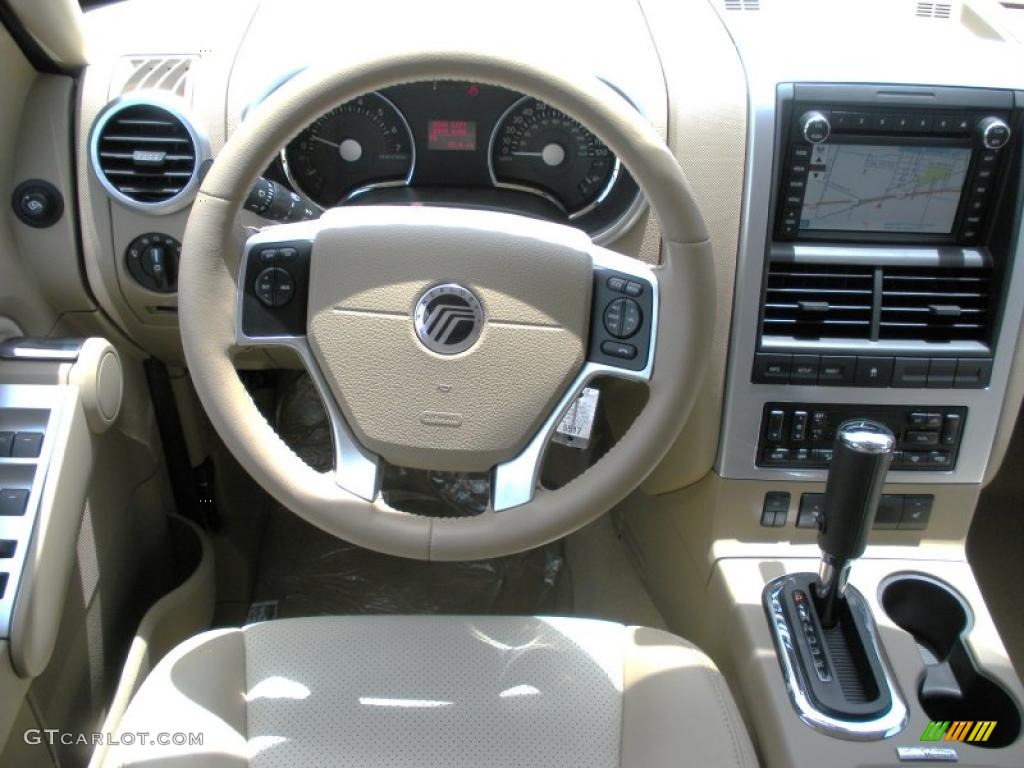 2010 Mountaineer V6 Premier - Sangria Red Metallic / Camel photo #9
