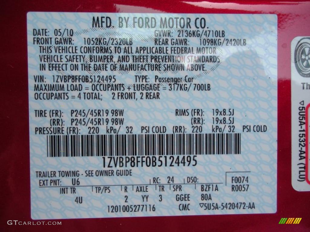2011 Mustang GT Premium Convertible - Red Candy Metallic / Stone photo #12