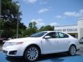 2011 White Platinum Metallic Tri-Coat Lincoln MKS FWD  photo #1