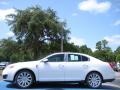 2011 White Platinum Metallic Tri-Coat Lincoln MKS FWD  photo #2