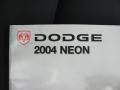 2004 Bright Silver Metallic Dodge Neon SXT  photo #11