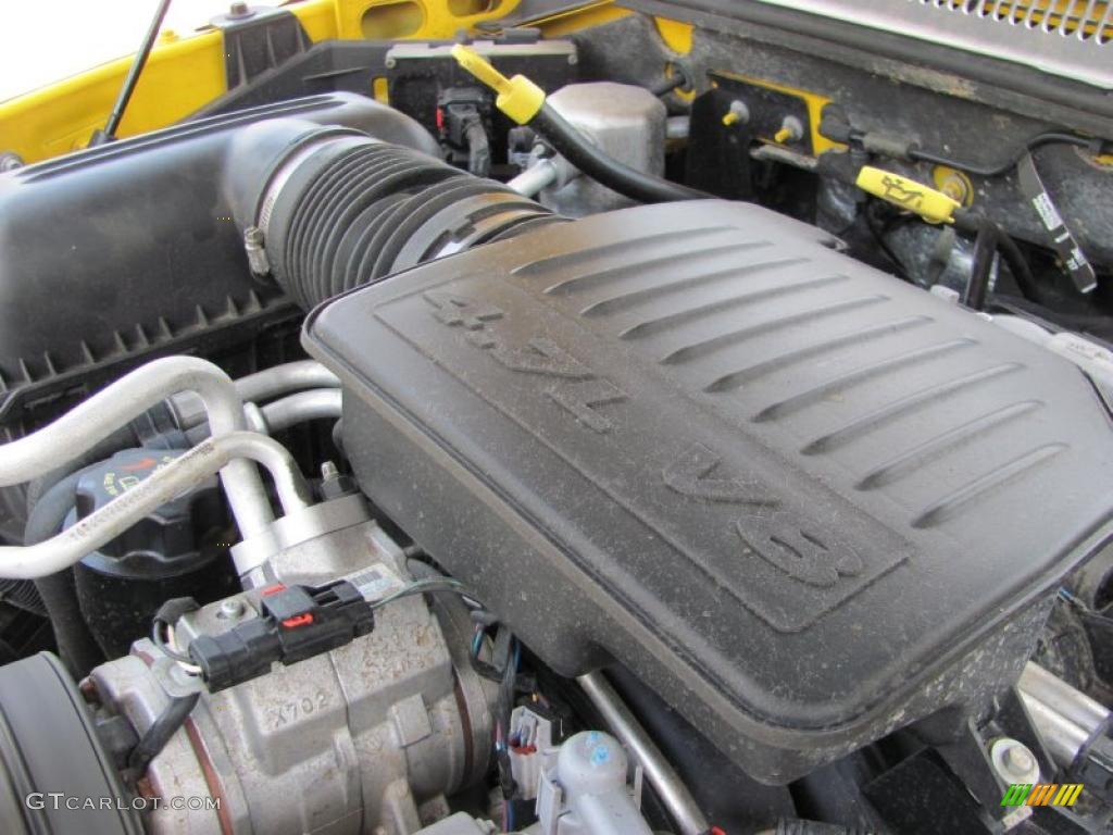 2007 Dakota SLT Quad Cab 4x4 - Detonator Yellow / Medium Slate Gray photo #14