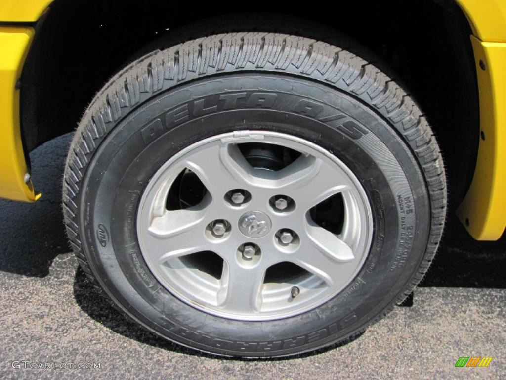 2007 Dakota SLT Quad Cab 4x4 - Detonator Yellow / Medium Slate Gray photo #20