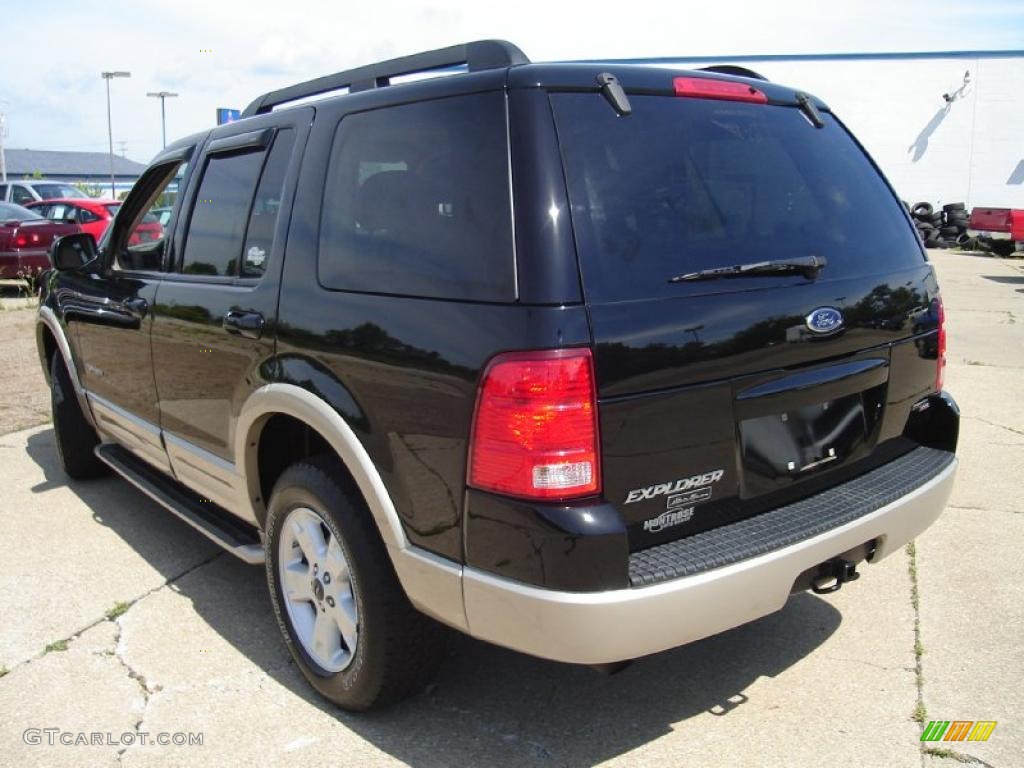 2005 Explorer Eddie Bauer 4x4 - Black / Medium Parchment photo #3
