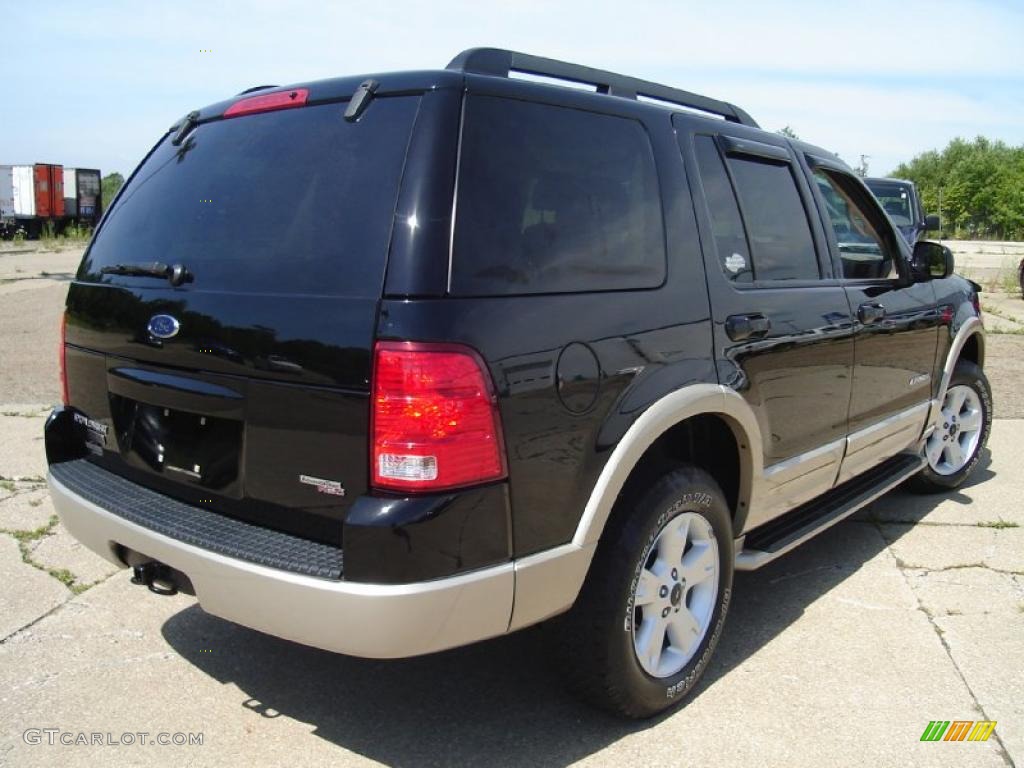 2005 Explorer Eddie Bauer 4x4 - Black / Medium Parchment photo #5