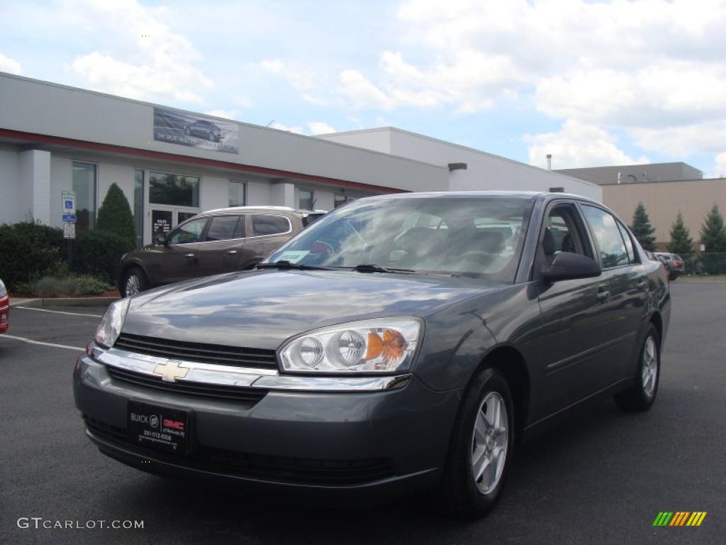 2004 Malibu LS V6 Sedan - Medium Gray Metallic / Gray photo #1