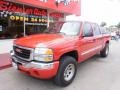 2006 Fire Red GMC Sierra 1500 SL Crew Cab 4x4  photo #6