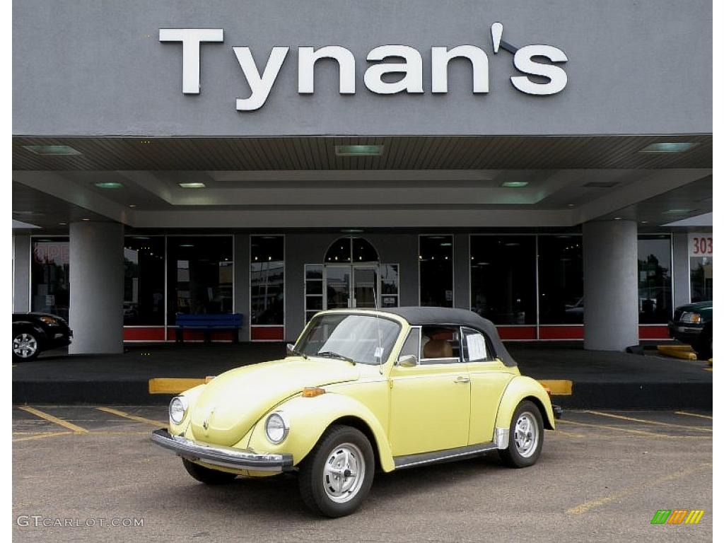1978 Beetle Coupe - Yellow / Beige photo #1