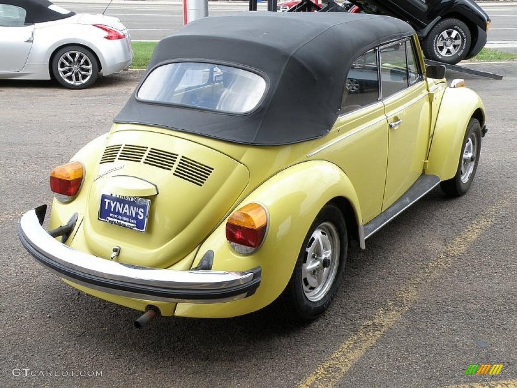 1978 Beetle Coupe - Yellow / Beige photo #6