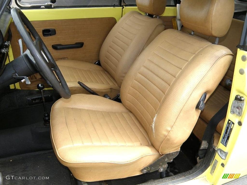 1978 Beetle Coupe - Yellow / Beige photo #7