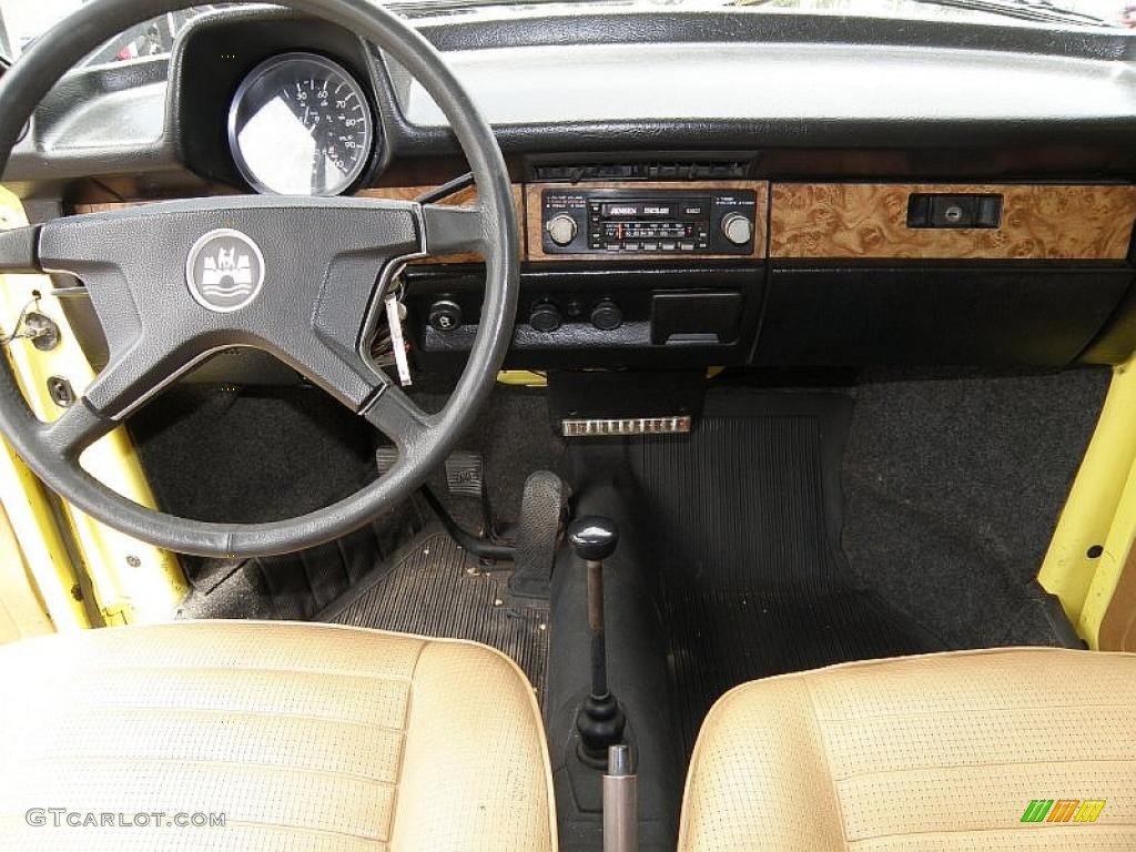 1978 Beetle Coupe - Yellow / Beige photo #9