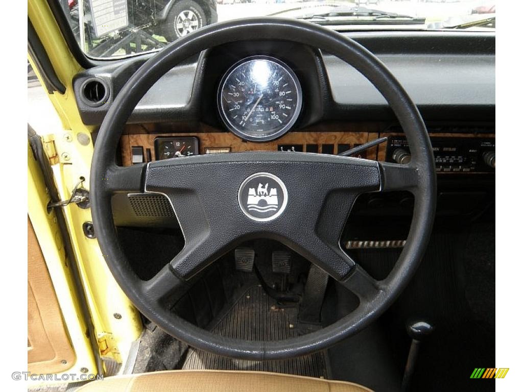 1978 Beetle Coupe - Yellow / Beige photo #10