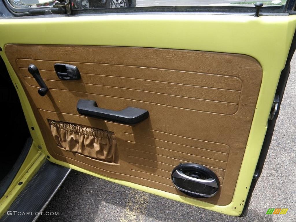 1978 Beetle Coupe - Yellow / Beige photo #18