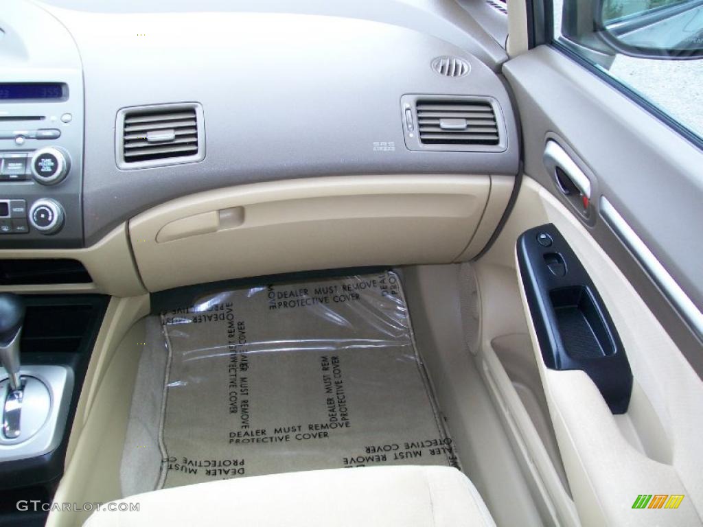2007 Civic Hybrid Sedan - Galaxy Gray Metallic / Ivory photo #23