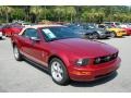 2007 Redfire Metallic Ford Mustang V6 Deluxe Convertible  photo #1