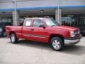 2004 Victory Red Chevrolet Silverado 1500 LS Extended Cab 4x4  photo #1