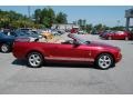 2007 Redfire Metallic Ford Mustang V6 Deluxe Convertible  photo #15