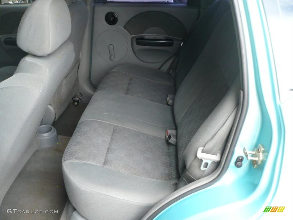 2005 Aveo LS Hatchback - Aqua Metallic / Gray photo #9