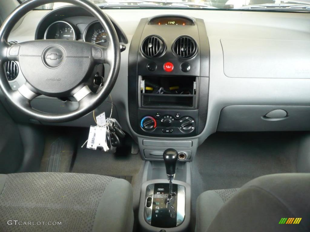 2005 Aveo LS Hatchback - Aqua Metallic / Gray photo #14
