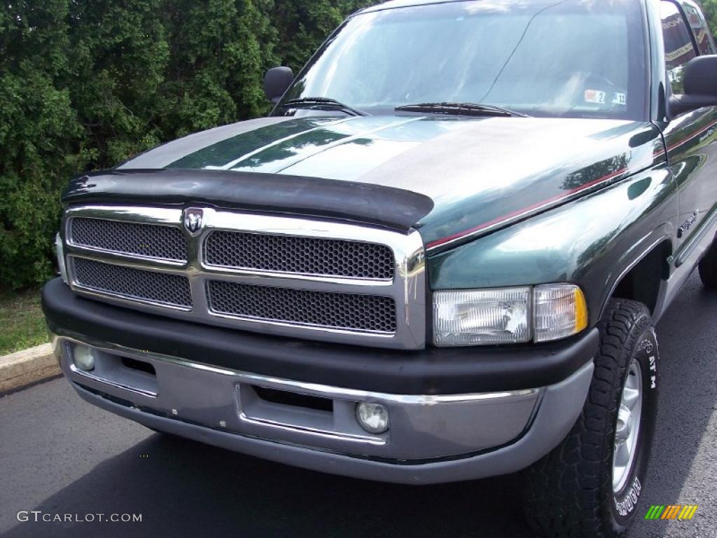 2000 Ram 1500 SLT Extended Cab 4x4 - Forest Green Pearlcoat / Mist Gray photo #8