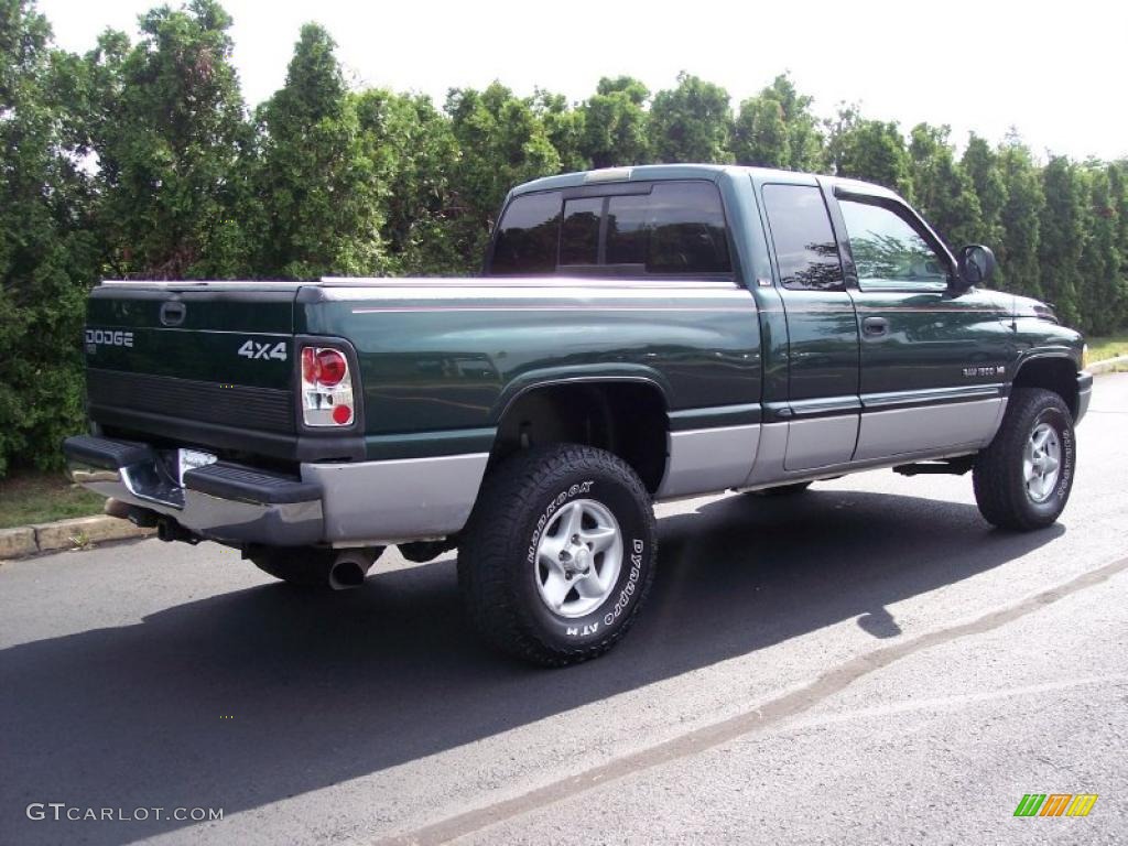 2000 Ram 1500 SLT Extended Cab 4x4 - Forest Green Pearlcoat / Mist Gray photo #16
